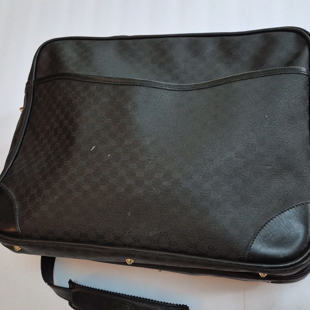 Vintage Gucci Business Bag Crossbody Micro GG Unisex